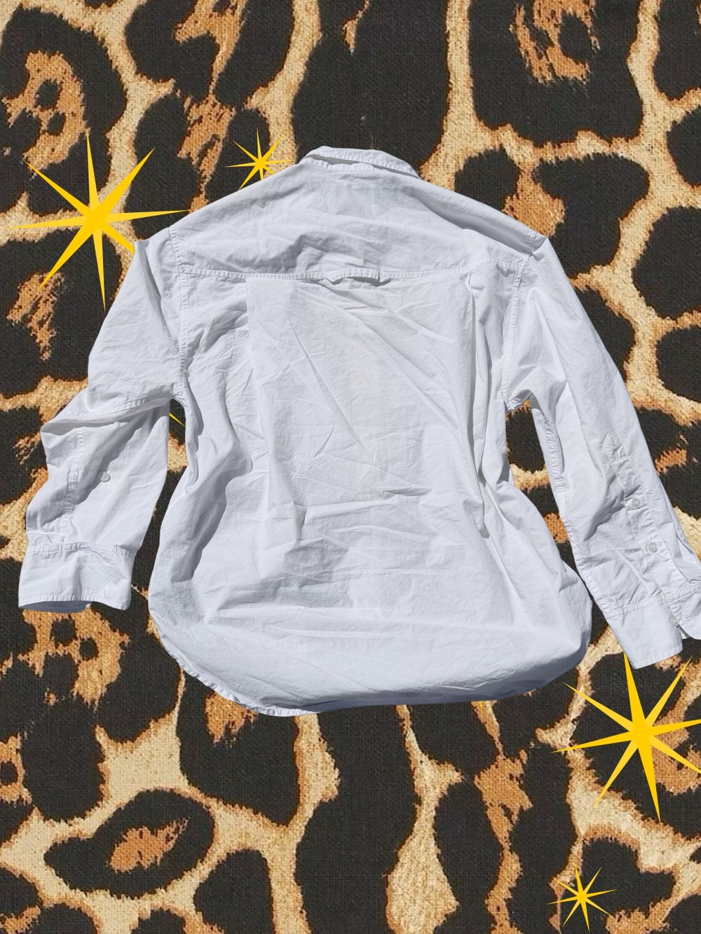 Citizens Of Humanity White Long-Sleeve Button Down Shirt | Women’s Size S - Picture 2 of 3